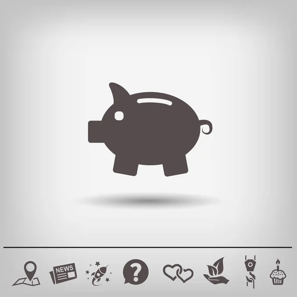 Design of money box — Stock Vector