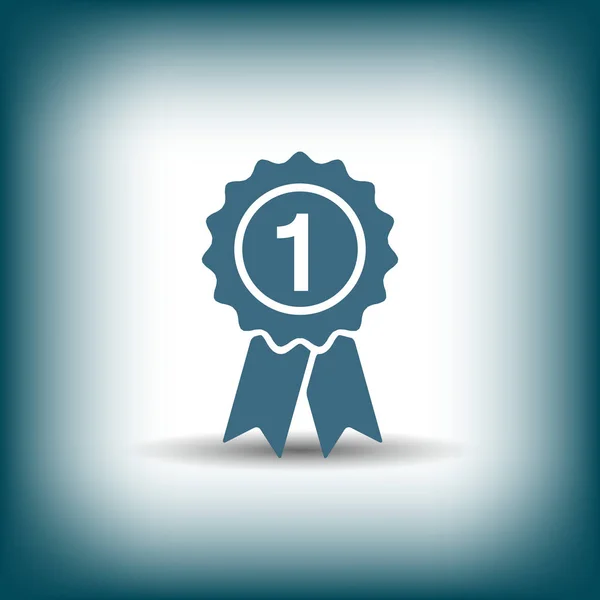 Ikona první místo award — Stockový vektor