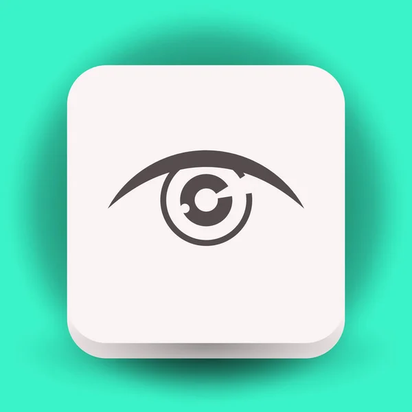 Ikona oka jednoduché — Stockový vektor