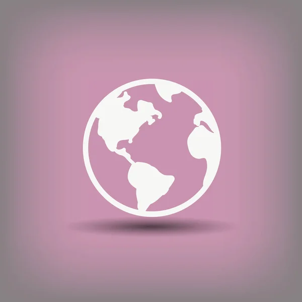 Design dell'icona Globe — Vettoriale Stock
