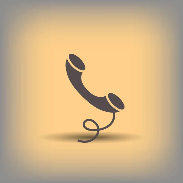 Old handset icon — Stock Vector