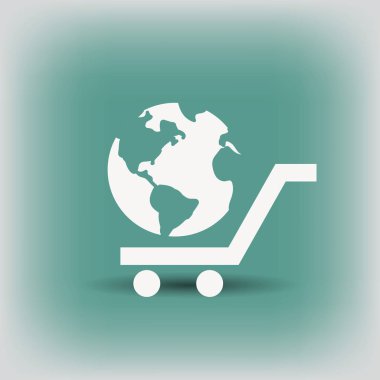 Alışveriş sepeti içinde Küre 