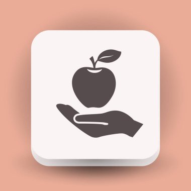 Elma simgesi tasarım