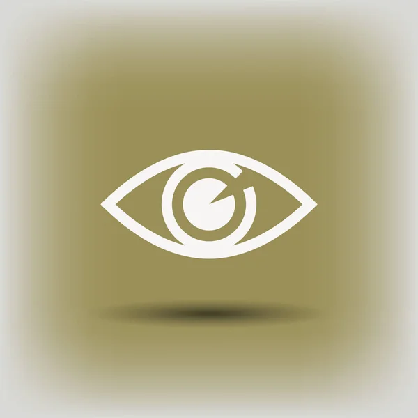 Simple eye icon — Stock Vector