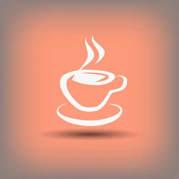 Pictograph van cup pictogram — Stockvector