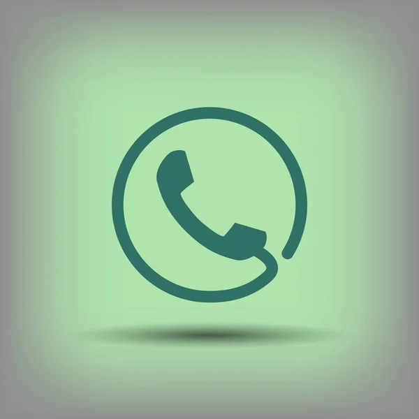 Old handset icon — Stock Vector