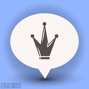 Taç basit simgesi