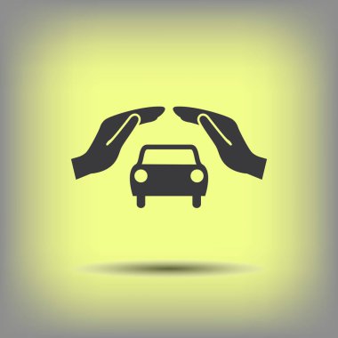 Tasarım araba simgesinin