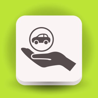 Tasarım araba simgesinin