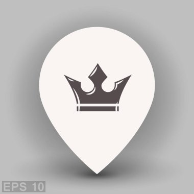 Konum işaretçisi taç