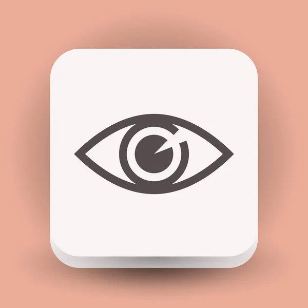 Simple eye icon — Stock Vector