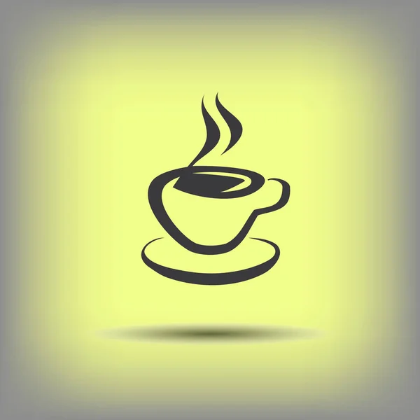 Pictograph van cup pictogram — Stockvector