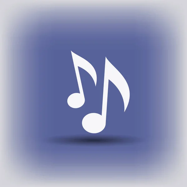 Music notes icon — стоковый вектор