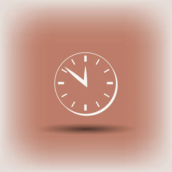 Symbol för clock för design — Stock vektor