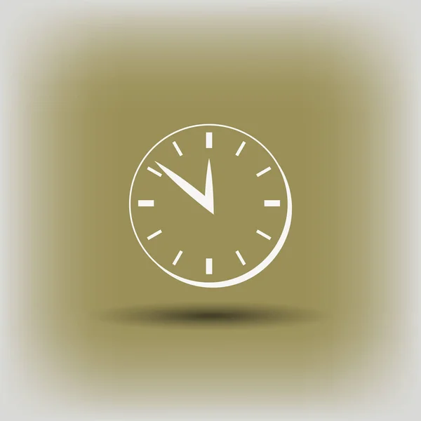 Pictograma de relógio para design — Vetor de Stock