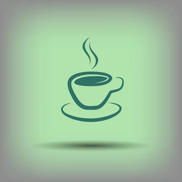 Pictograph van cup pictogram — Stockvector