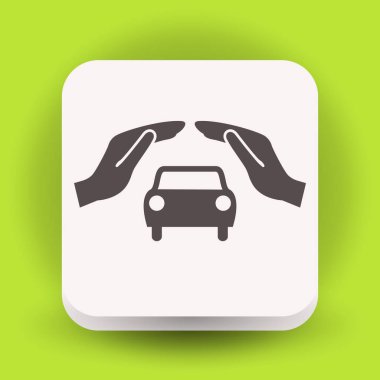 Tasarım araba simgesinin