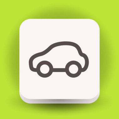 Tasarım araba simgesinin