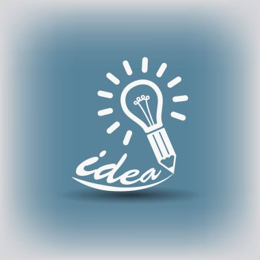 fikir ampul simgesi