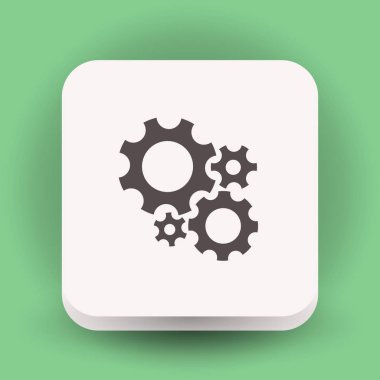 Basit dişli simgesini