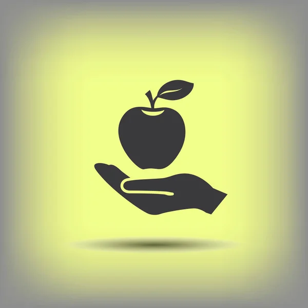 Diseño del icono de Apple — Archivo Imágenes Vectoriales
