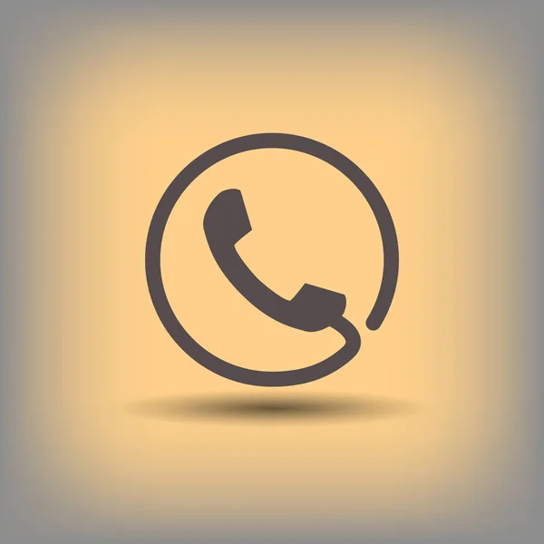 Значок старого телефона — стоковый вектор