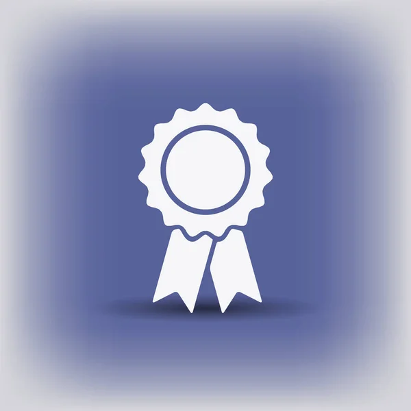 Pictograph van award badge — Stockvector