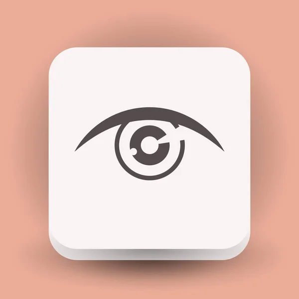 Simple eye icon — Stock Vector