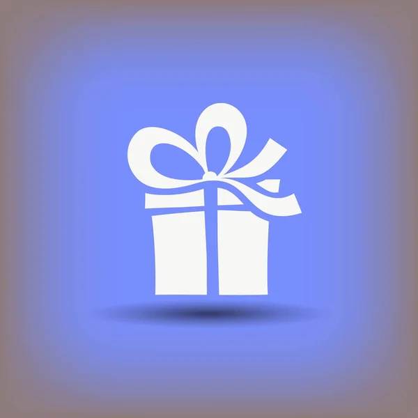Icono web de regalo — Vector de stock