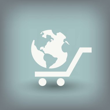 Alışveriş sepeti içinde Küre 