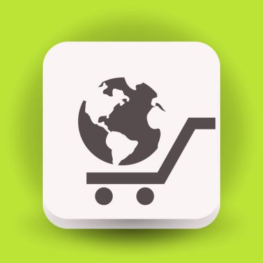 Alışveriş sepeti içinde Küre 