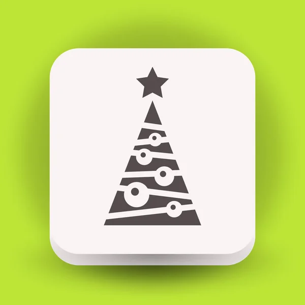 クリスマス ツリーの絵文字 — ストックベクタ