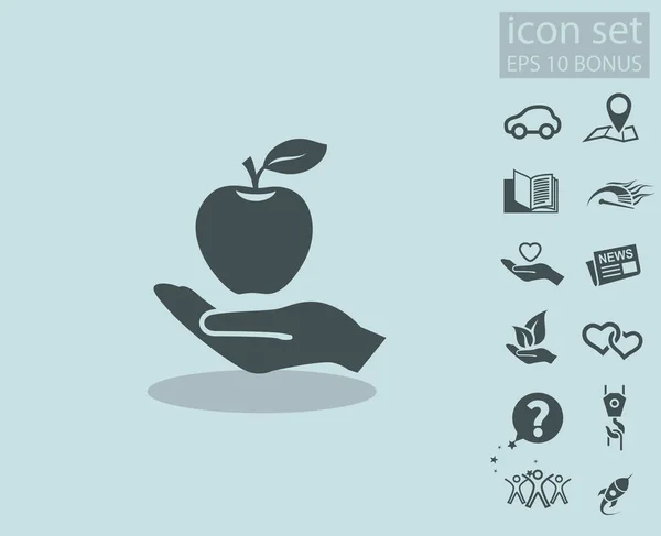 Design do ícone da Apple —  Vetores de Stock