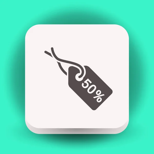 Price tag icon — Stock Vector