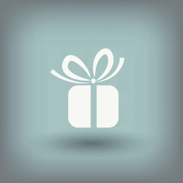 Icône web cadeau — Image vectorielle