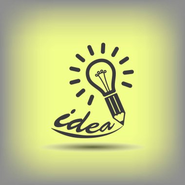 fikir ampul simgesi