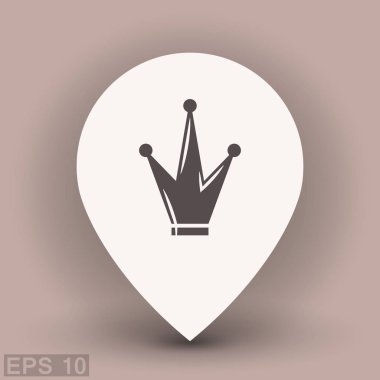 Taç basit simgesi