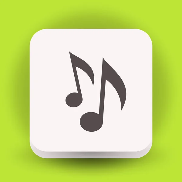 Music notes icon — Stock Vector