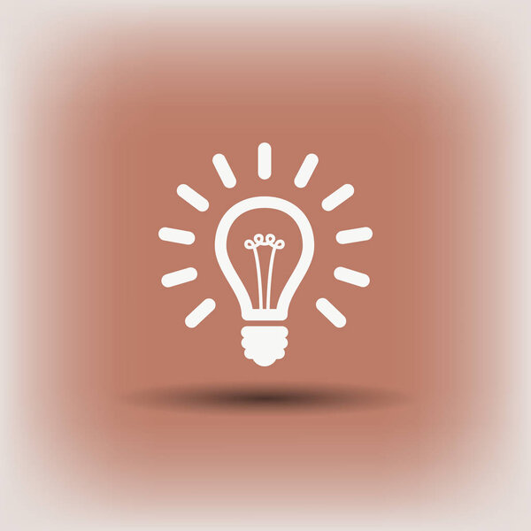 Pictograph of light bulb
