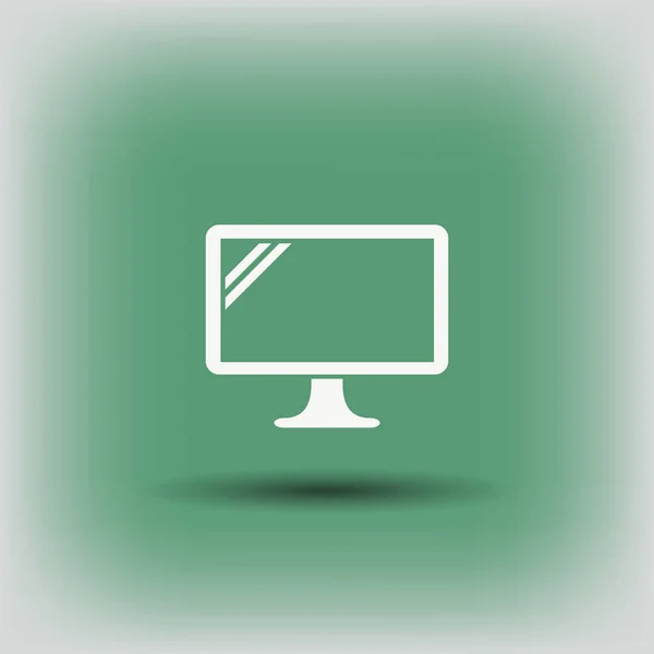 Pictograph van computerpictogram — Stockvector