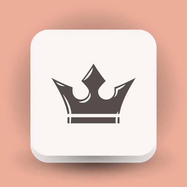 Crown simple icon — Stock Vector