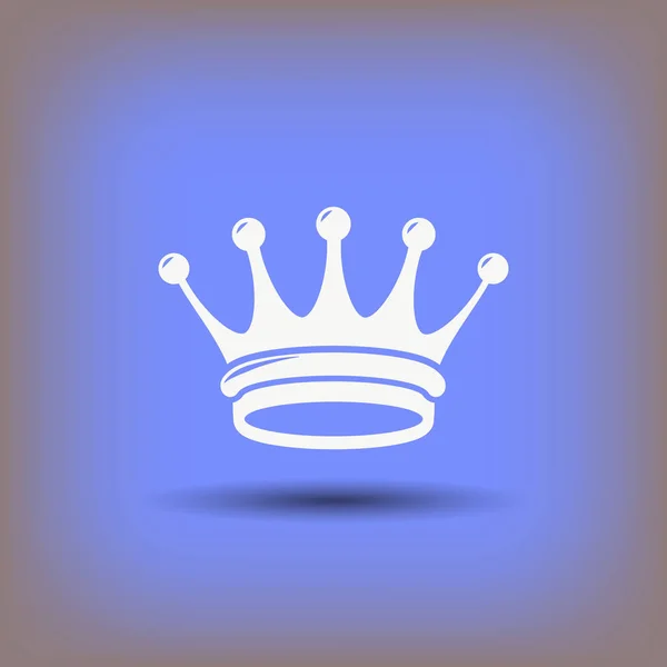 Corona icono simple — Archivo Imágenes Vectoriales
