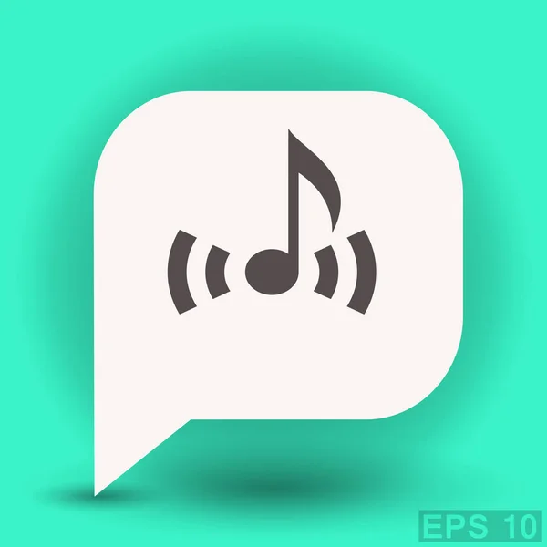 Music notes icon — стоковый вектор