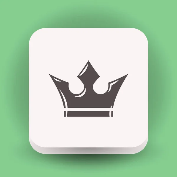 Crown simple icon — Stock Vector