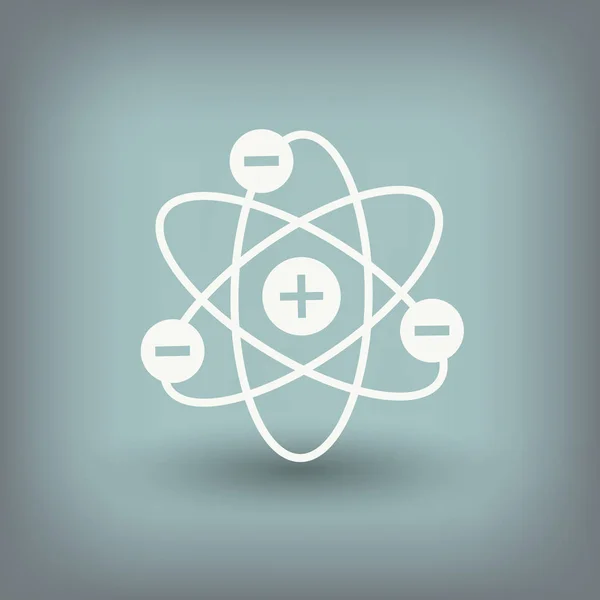 Pictografía del icono del átomo — Vector de stock