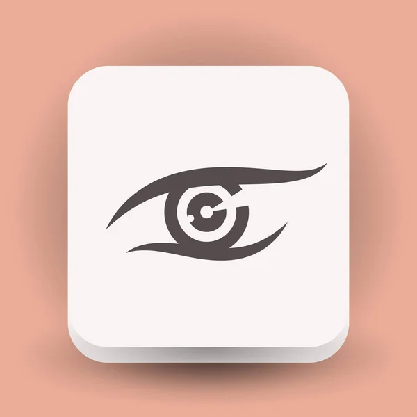 Simple eye icon — Stock Vector