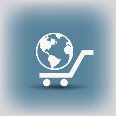 Alışveriş sepeti içinde Küre 