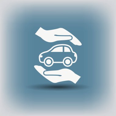 Elinde araba sembolü