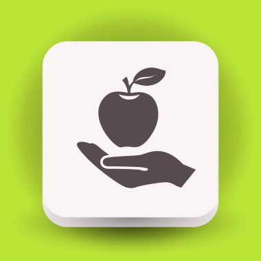 Elma simgesi tasarım