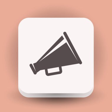 hoparlör, megafon simgesi